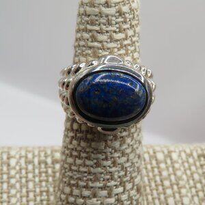 925 Sterling Silver Lapis Lazuli Ring